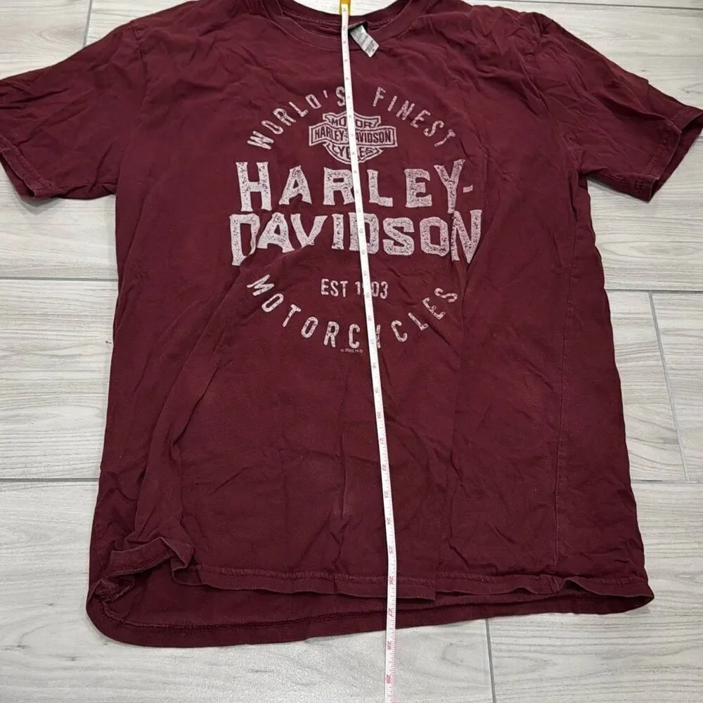 Harley Davidson men’s t-shirt size xl BERGDALE HARLEY-DAVIDSON," "LEGENDARY Mo - Picture 7 of 7
